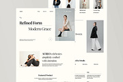 Aureo – Modern Fashion Landing Page, a Landing Page Template by trabaskriya (Thumbnail 3 of 5)