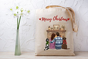 Christmas Couple with Dogs Clipart, a Person Illustration by ColorfulPT (Thumbnail 7 of 11)