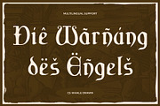 CS Whale Drawn, a Blackletter Font by Craft Supply Co. (Thumbnail 4 of 8)