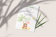 SUMMER PARTY. Watercolor animal set, an Animal Illustration by OlliArtDesign (Thumbnail 5 of 10)
