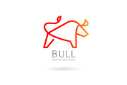 Bull logo, a Branding & Logo Template by Logocreative (Thumbnail 1 of 3)