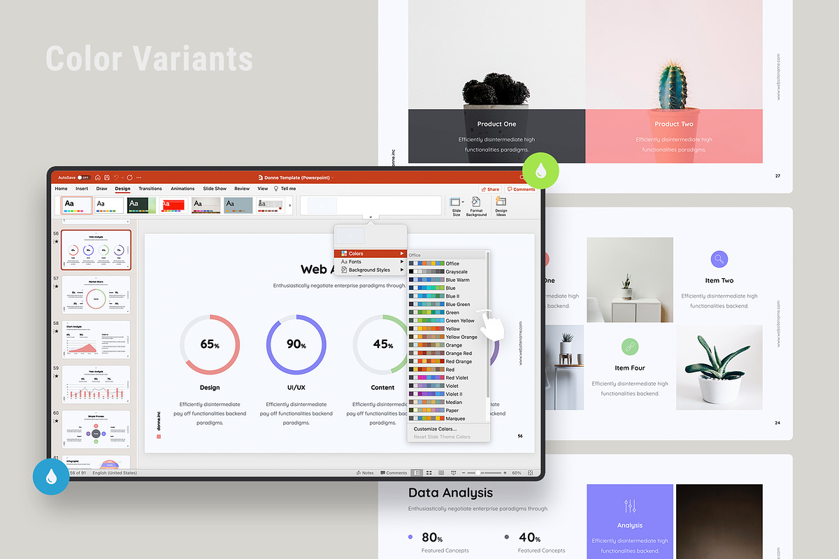Donne - Creative Template, a Presentation Template by UDEA Store (Photo 5 of 14)