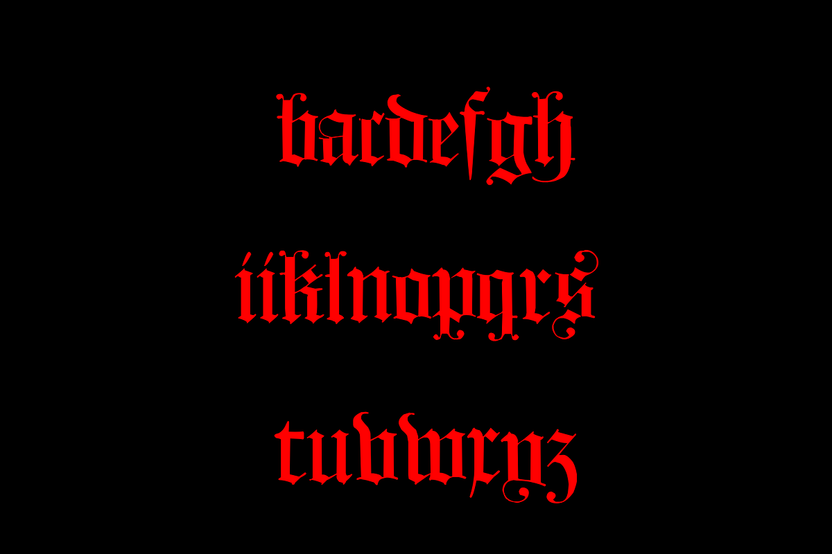 Lepenski Vir, a Blackletter Font by Intellecta Design (Photo 2 of 5)