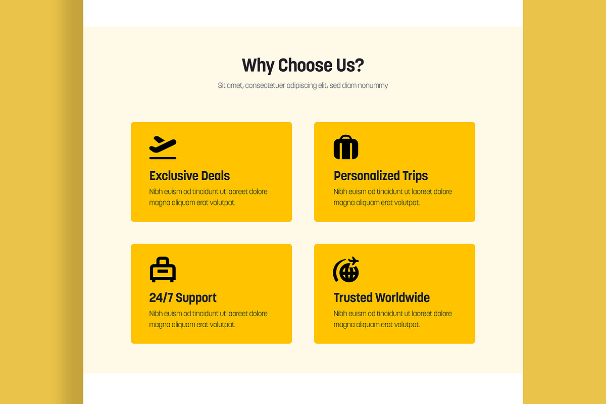 Modern Travel Email Newsletter, an UI Kit Template by MightyDesign (Photo 4 of 9)