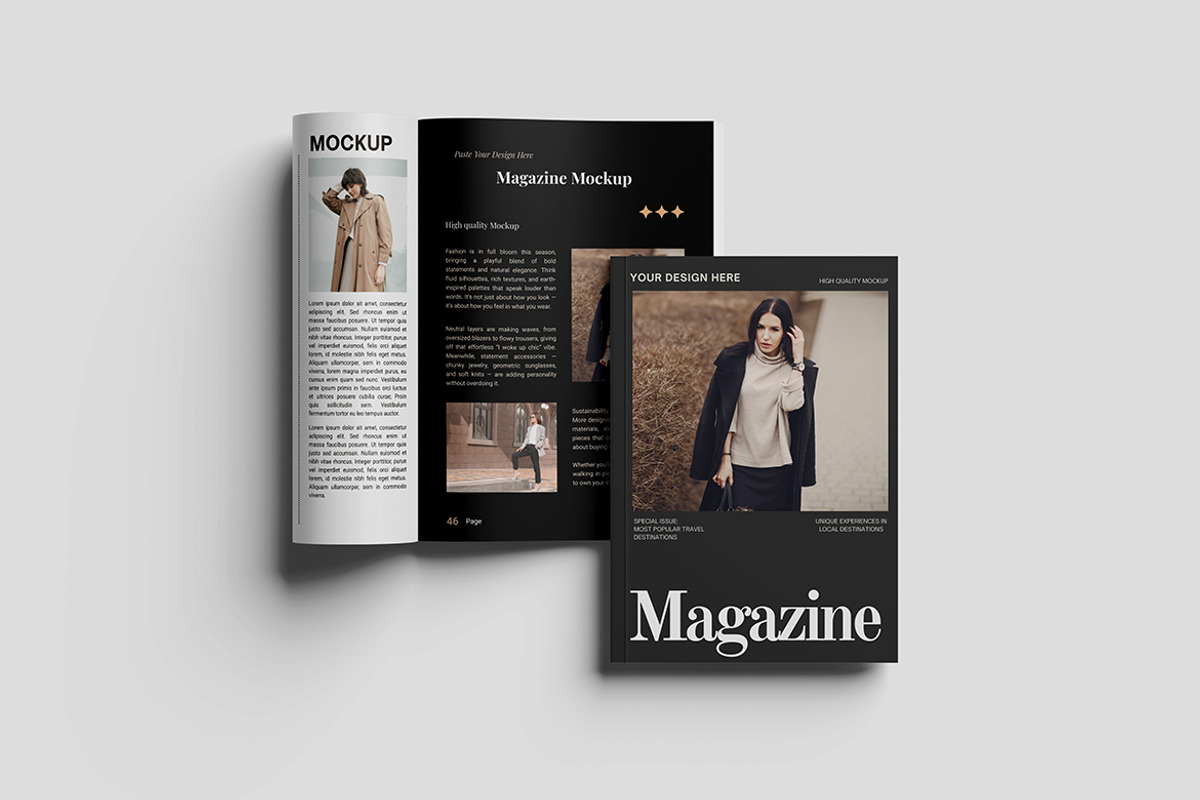 Magazine Mockup, a Books & Magazine Mockup by SimpangGraphics (Photo 3 of 5)