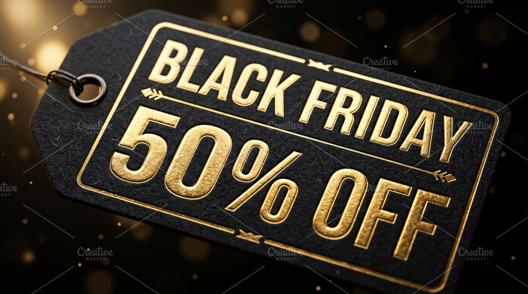 3D Black Friday 50 Off Tag Isolated, a Background Photo by Rafoz