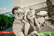 24 Black & White Photoshop Actions, an Action Add-On by Premium Adobe Add-Ons (Thumbnail 2 of 11)