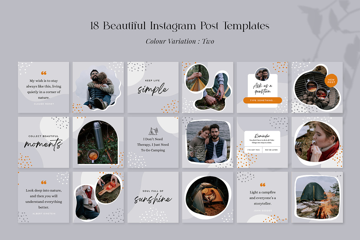 Instagram Puzzle Template in CANVA, a Social Media Template by RWstudio (Photo 3 of 8)