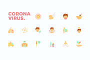 Coronavirus | 16 Flat Icons Set, an Icon by Alex Blogoodf (Thumbnail 6 of 12)