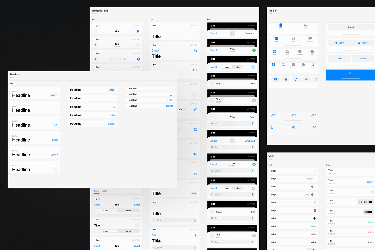 Design Cell UI Kit, an UI Kit Template by Craftwork