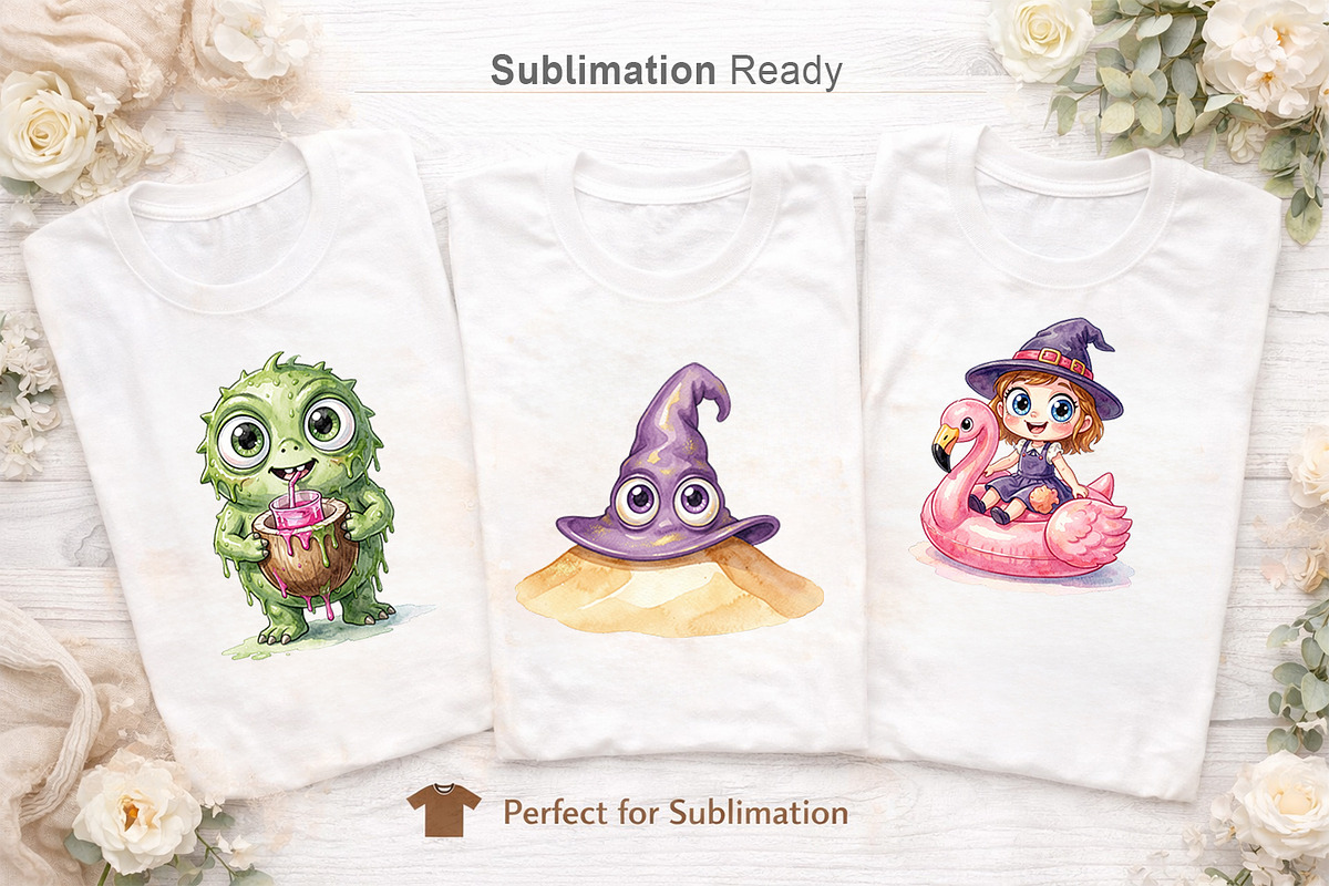 Coastal Summerween Sublimation, a Seasonal Illustration by Artnoy (Photo 5 of 18)