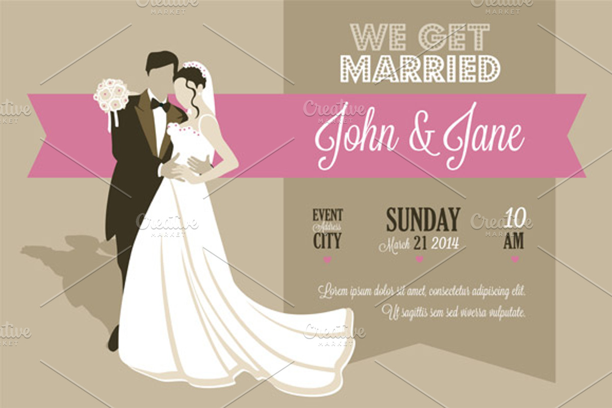 Wedding Invitation, an Invitation Template by Rosa Puchalt (Photo 3 of 3)
