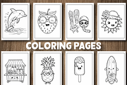 Bold And Easy Cute Summer Coloring, a Seasonal Illustration by Design Station (Thumbnail 4 of 5)