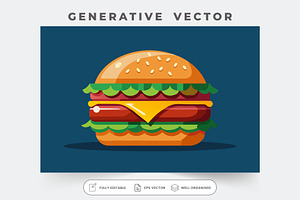 A deliciously made customizable hamb, a Graphic by Iftikhar Alam