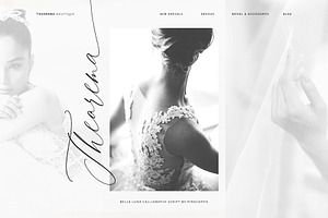 Bella Luna Feminine Script Font