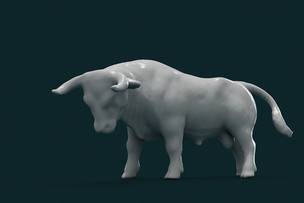 Bull 2, an Animal 3D Model by Giimann (Photo 2 of 8)