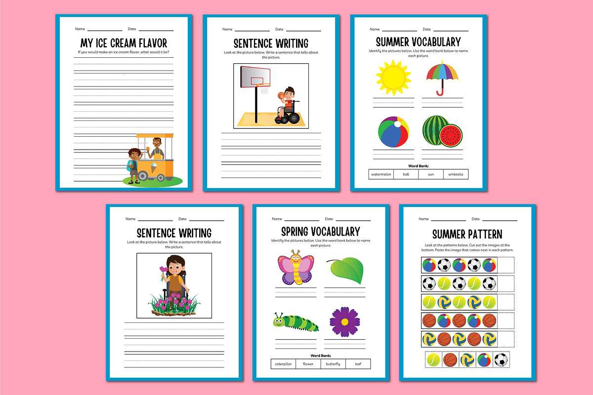 All-In-One Kids Activity Book Bundle, a Stationery Template by Shumaya (Photo 3 of 5)