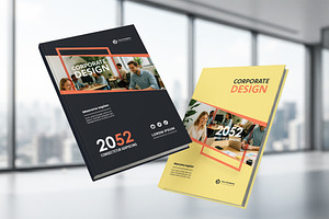 Corporate Book Cover Template, a Brochure Template by WheelieMonkey