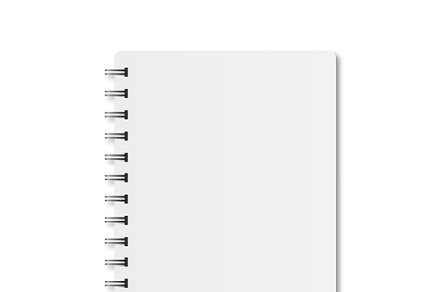 Notebook with spiral