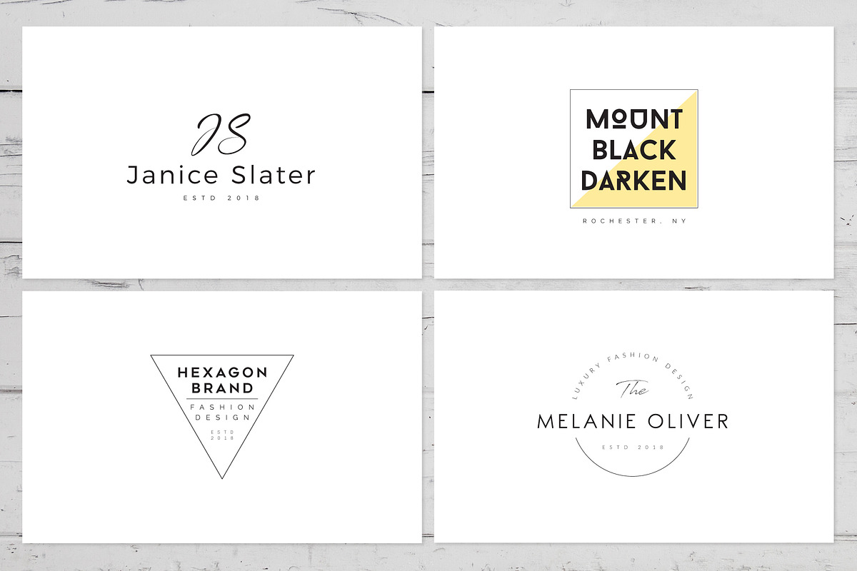 Minimal Premade Logo Bundle V04, a Branding & Logo Template by XpertgraphicD (Photo 9 of 14)