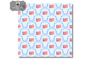 Preppy American Flag Seamless File, a Pattern Graphic by KisbyArt (Thumbnail 2 of 3)