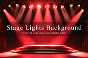 15 Stage Lights Background, a Background Graphic by NOMO DESIGN (Thumbnail 1 of 16)