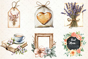 Rustic Mothers Day Clipart, an Illustration by Libby Wishes (Thumbnail 3 of 7)