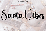 Santa Vibes, a Handwritten Font by InermediaSTUDIO (Thumbnail 1 of 7)