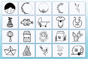 Hand drawn Elements Vector and PNG, an Illustration by Suzy-Lou (Thumbnail 5 of 7)