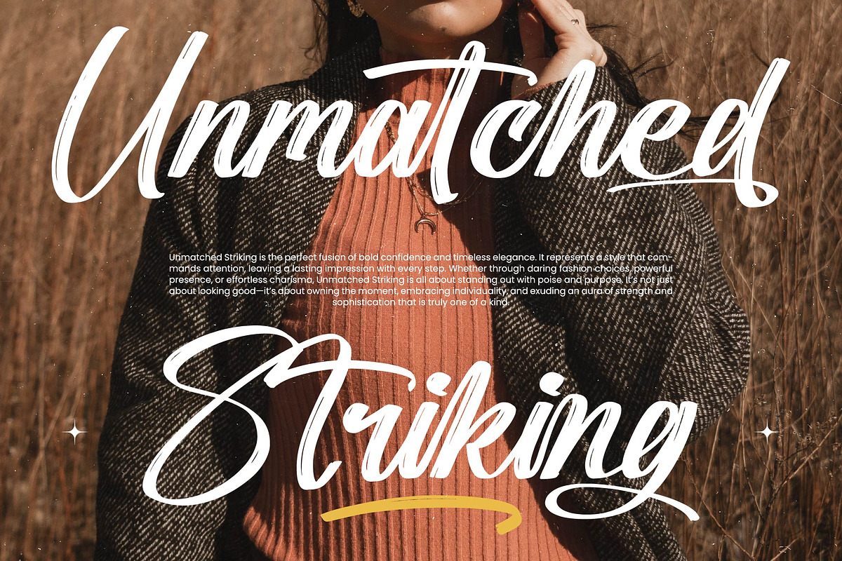 Standard Vertical Modern Brush Font, a Script Font by stylishtype.co (Photo 12 of 20)