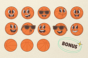 Basketball Cartoon Mascot Character, a Sport Illustration by Vasya Kobelev (Thumbnail 6 of 6)