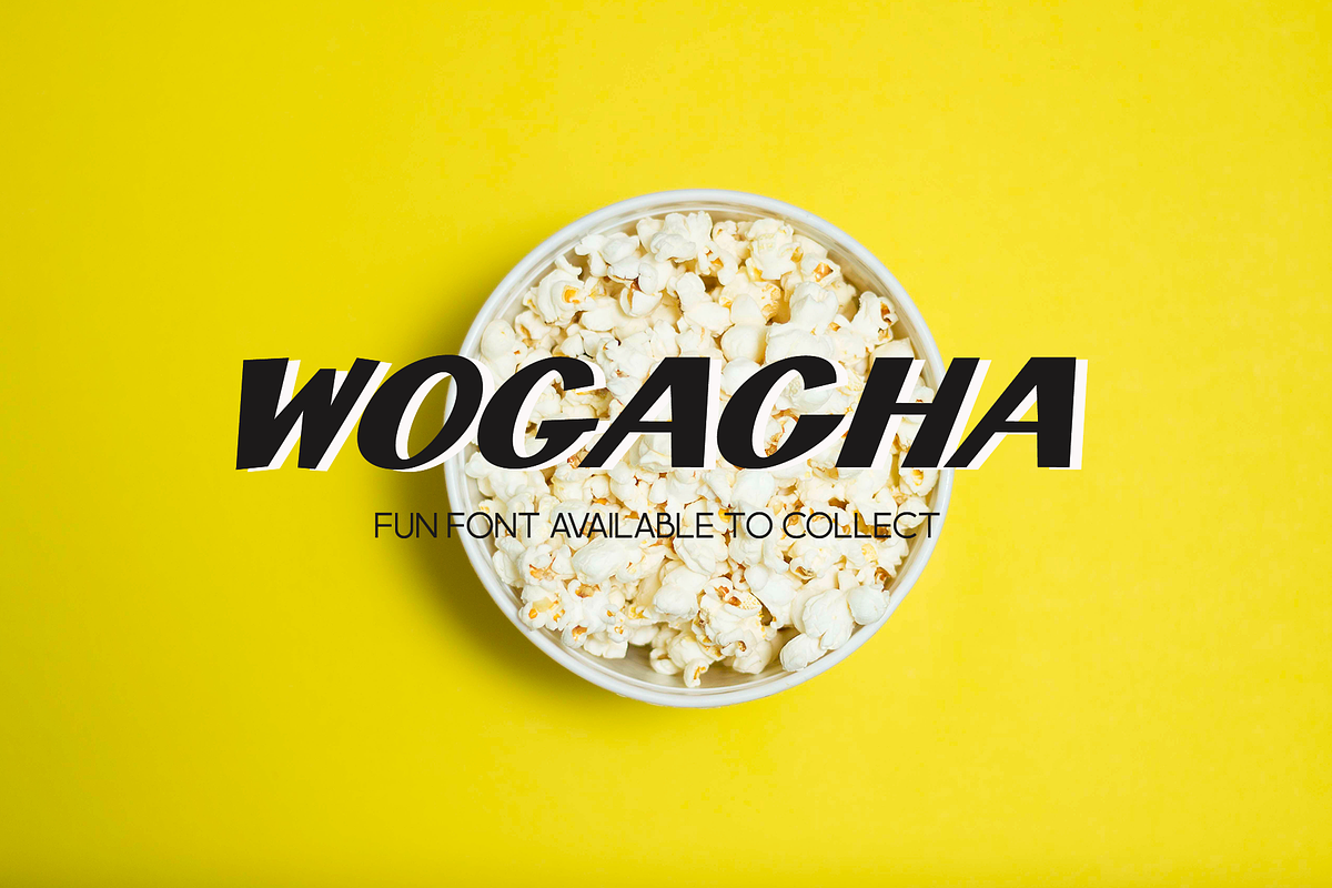 Wogacha - Fun Font For You, a Symbol Font by ivan_artnivora (Photo 5 of 5)