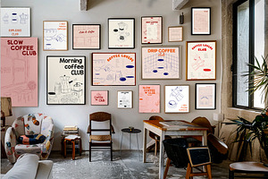 Slow Coffee Club Posters