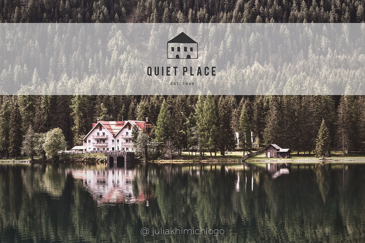 Logo Pack Volume 13. Cottage Rentals, a Branding & Logo Template by Mint Air Studio (Photo 13 of 21)