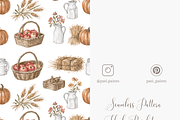 Rustic Farm Market Seamless Pattern, a Pattern Graphic by Pati Charm Studio (Thumbnail 5 of 6)
