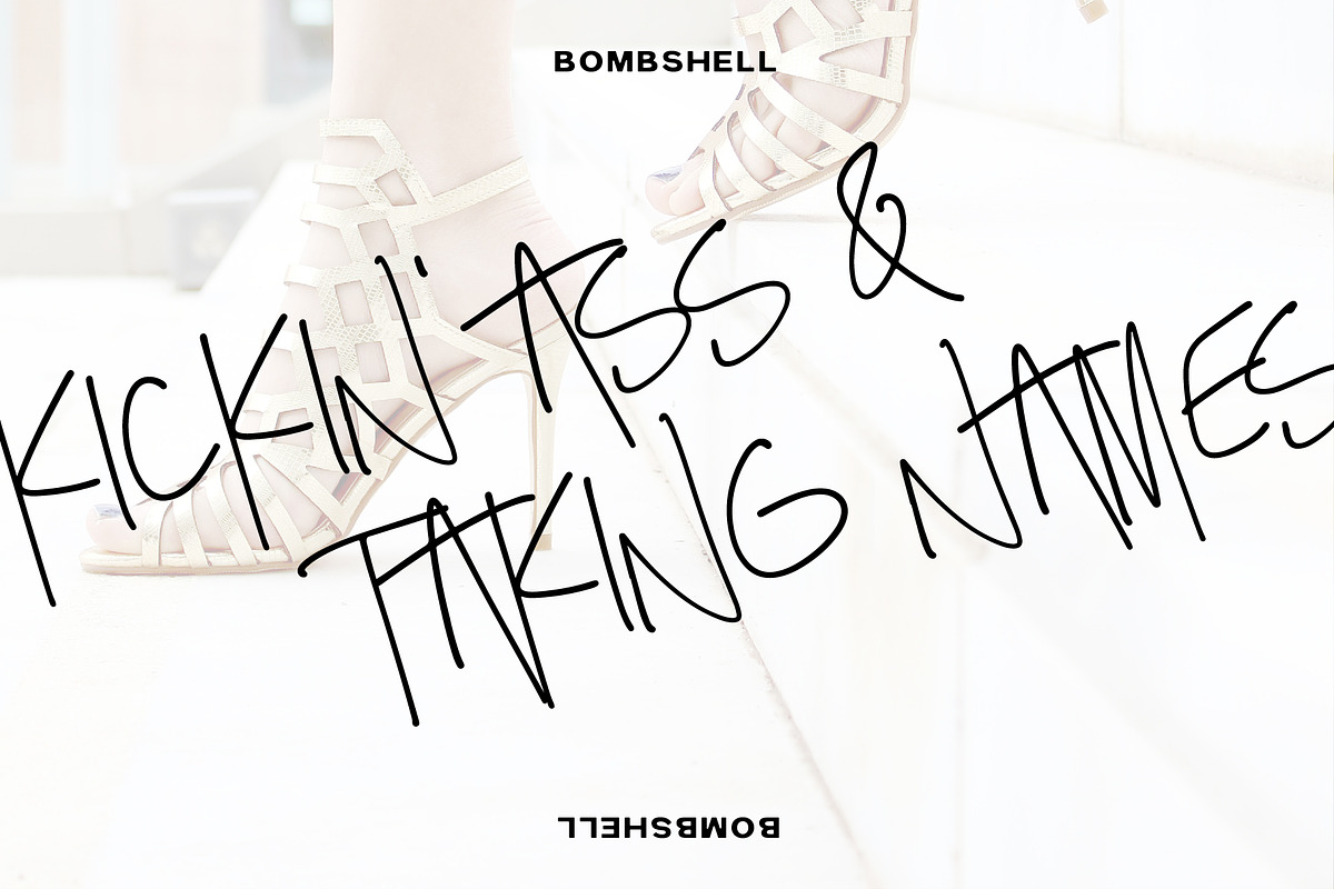 Bombshell Font Duo preview 6