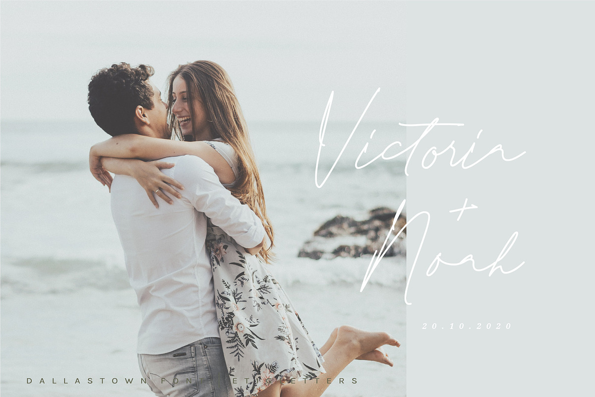 Dallastown - Script Font preview 7