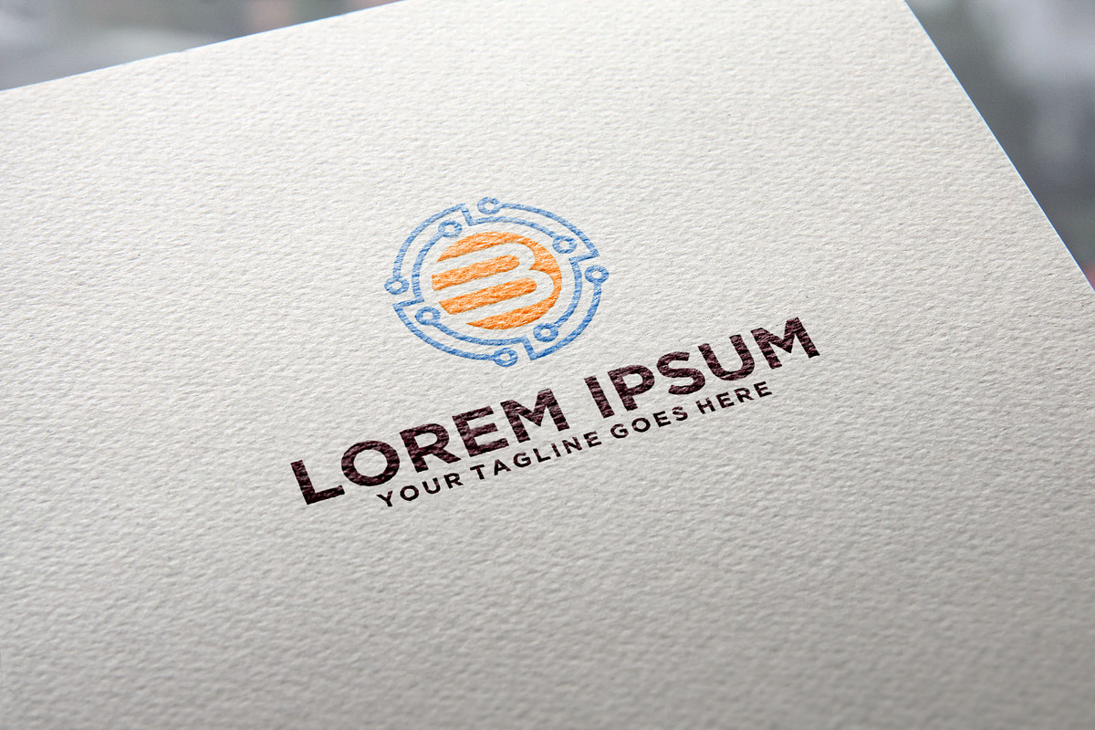Bitcoin Mining Technology logo, a Branding & Logo Template by REDVY CREATIVE