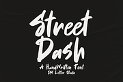 Street Dash – Handwritten Brush Font, a Handwritten Font by Dm Studio (Thumbnail 1 of 10)