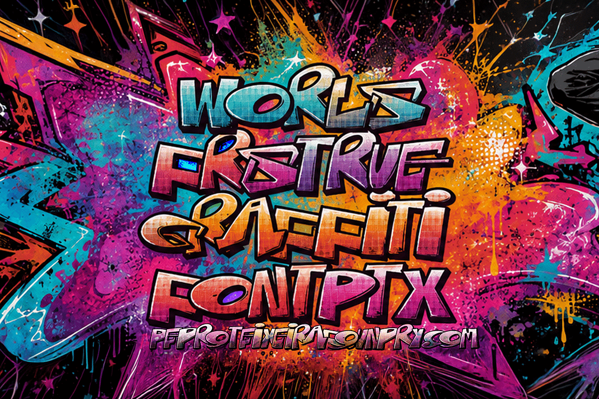 WorlFrsTrueGraffiFont, a Sans Serif Font by vectalex (Photo 1 of 5)
