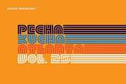 SOLID70 | Retro Geometric Font, a Font by RetroSupply Co. (Thumbnail 3 of 13)