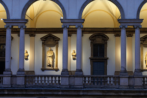 Architectural close up of Pinacoteca di Brera, Milan,, an Architecture Photo by Bepslabor
