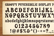 groovy psychedelic Retro fonts, a Script Font by RAHMAT (Thumbnail 5 of 8)