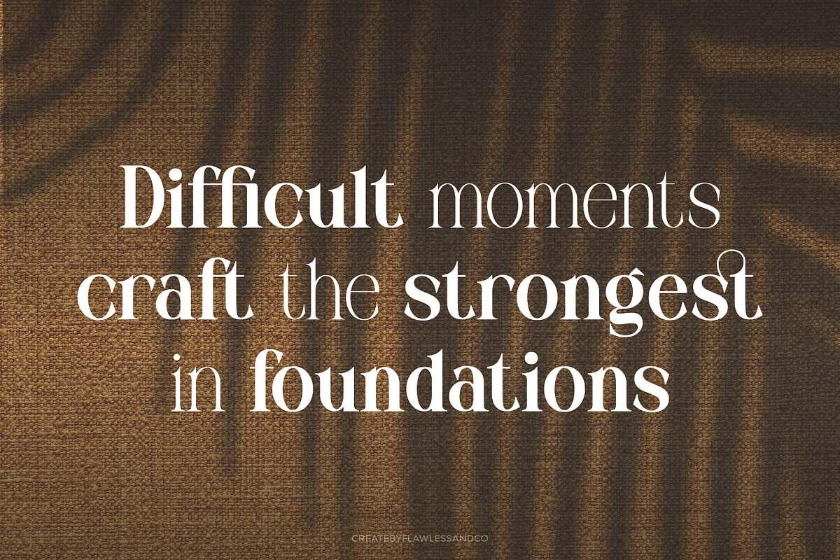 Mustyserif - Family Serif Font, a Serif Font by Flawless And Co (Photo 8 of 10)