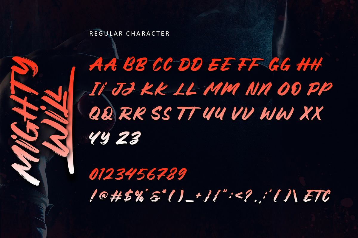 Mightywill, a Handwritten Font by Letterara (Photo 8 of 11)