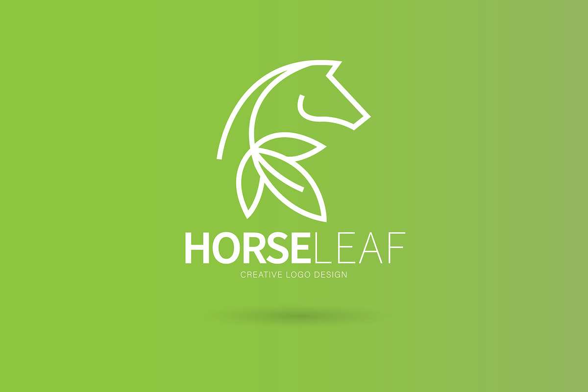 Horse leaf logo, a Branding & Logo Template by Logocreative (Photo 2 of 3)