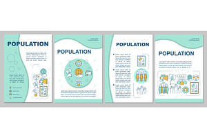 Population Brochure Template