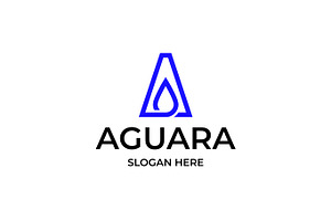 Letter A Drop Logo