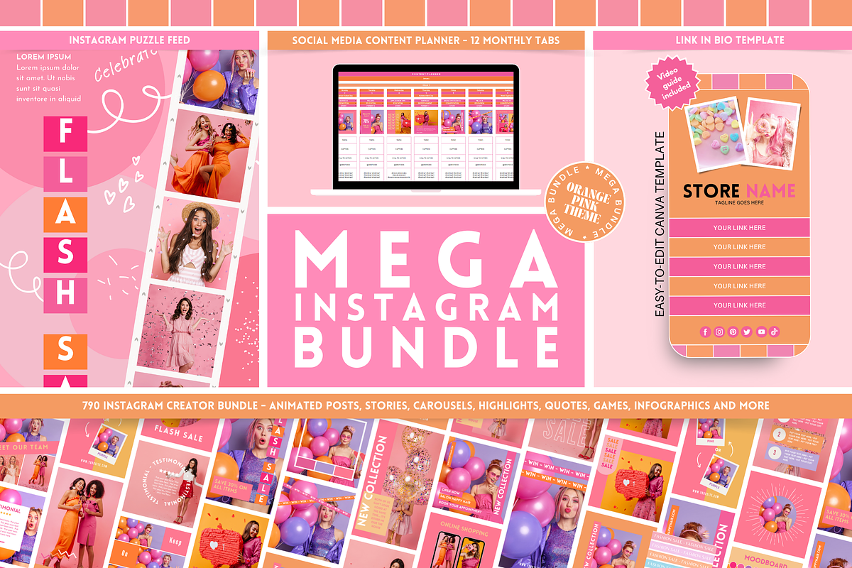 Colorful Instagram Mega Bundle