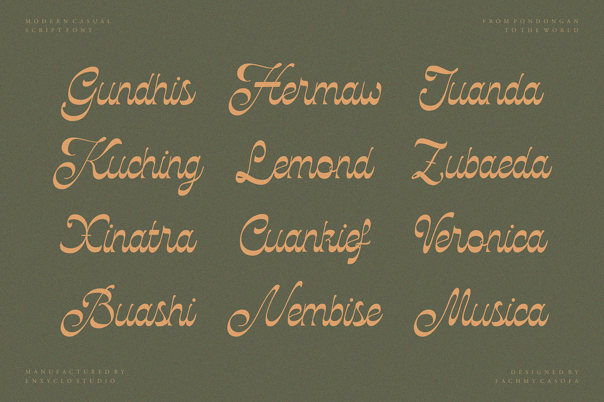 NCL Kisgade — Luxury Font, a Script Font by Enxyclo Studio (Photo 14 of 20)